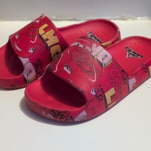 Disney Red Cars  Slide Sandals